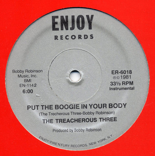 The Treacherous Three* : Put The Boogie In Your Body (12", Sil)