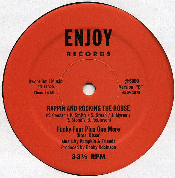 Funky Four Plus One More* : Rappin And Rocking The House (12")