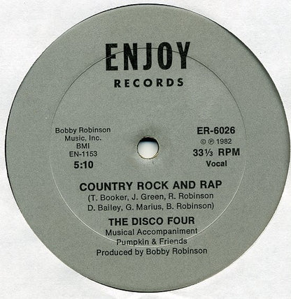 The Disco Four* : Country Rock And Rap (12")