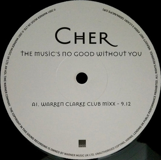 Cher : The Music's No Good Without You (2x12")