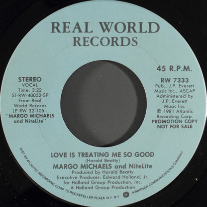 Margo Michaels And Nitelite : I Ain't Changing (7", Promo)