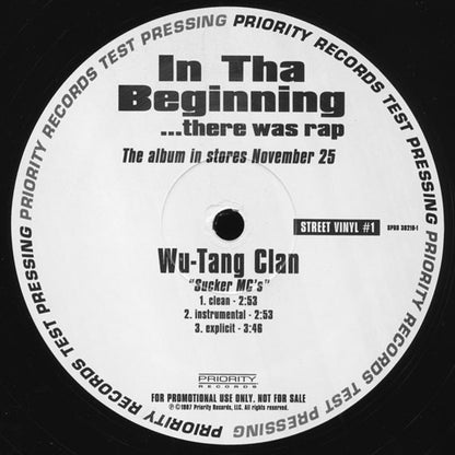 Wu-Tang Clan / Too $hort* : Sucker MC's / I Need A Freak (12", Promo, TP)