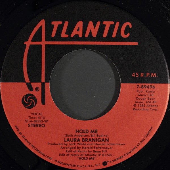 Laura Branigan : Hold Me (7", Single, SP )