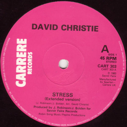 David Christie : Stress (12")