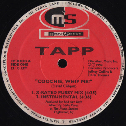Tapp : Coochie, Whip Me! (12")