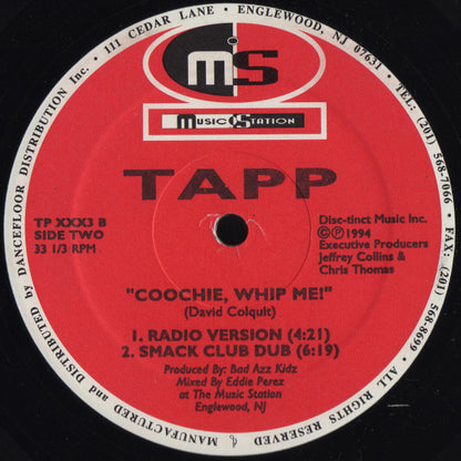 Tapp : Coochie, Whip Me! (12")