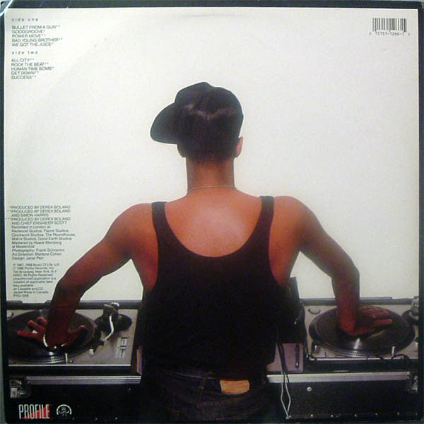 Derek B : Bullet From A Gun (LP, Album, Promo)