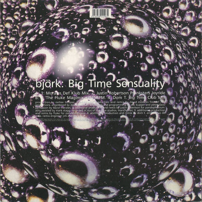 Björk : Big Time Sensuality (12", Single)