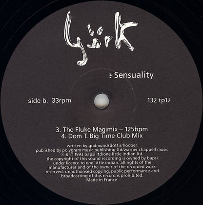 Björk : Big Time Sensuality (12", Single)