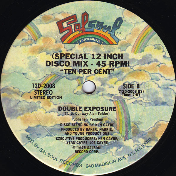 Double Exposure : Ten Per Cent (12", Ltd)