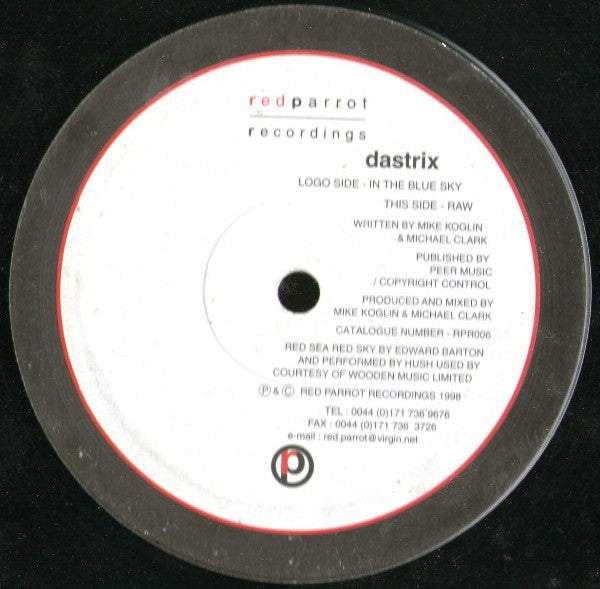 Dastrix : In The Blue Sky (12")