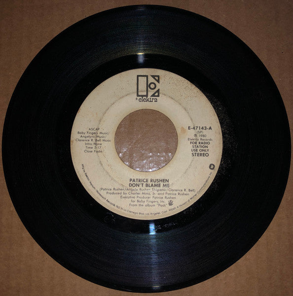 Patrice Rushen : Don't Blame Me (7", Single, Mono, Promo)