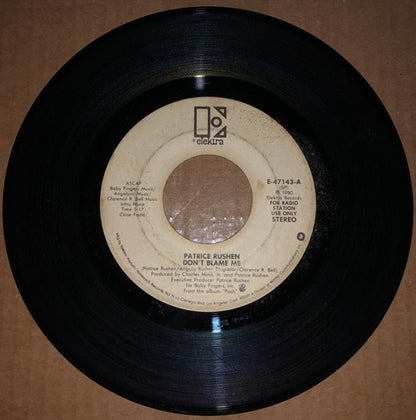 Patrice Rushen : Don't Blame Me (7", Single, Mono, Promo)