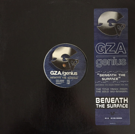 GZA / Genius* : Beneath The Surface (12", Single, Promo)
