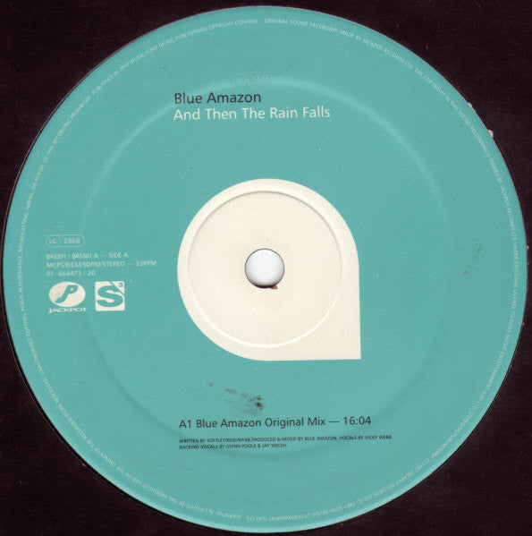 Blue Amazon : And Then The Rain Falls (12", Single)