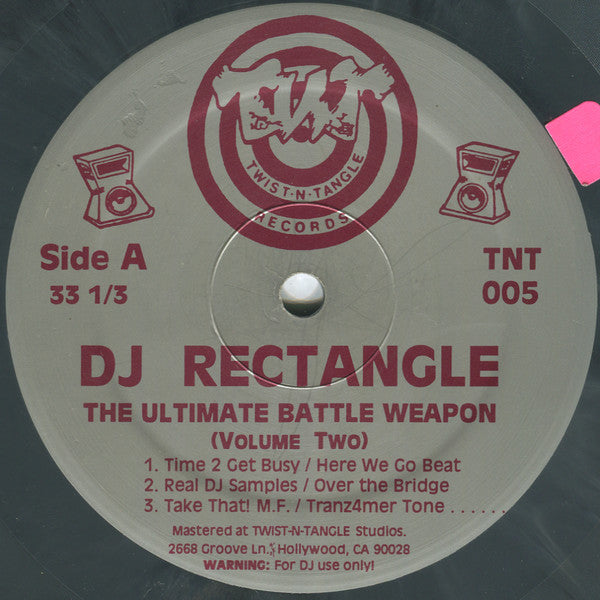 DJ Rectangle : The Ultimate Battle Weapon (Volume Two) (12", Gre)