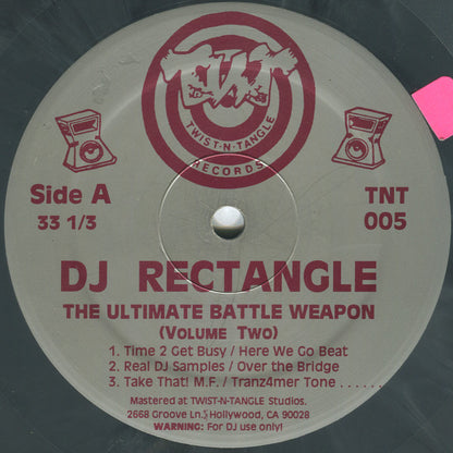 DJ Rectangle : The Ultimate Battle Weapon (Volume Two) (12", Gre)