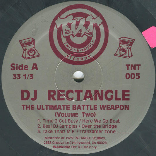 DJ Rectangle : The Ultimate Battle Weapon (Volume Two) (12", Gre)