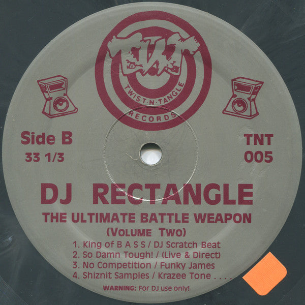 DJ Rectangle : The Ultimate Battle Weapon (Volume Two) (12", Gre)