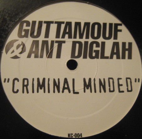 Guttamouf & Ant Diglah : Get This Dough (Remix) / Criminal Minded (12")