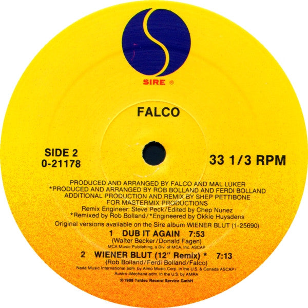 Falco : Do It Again (12", Maxi)