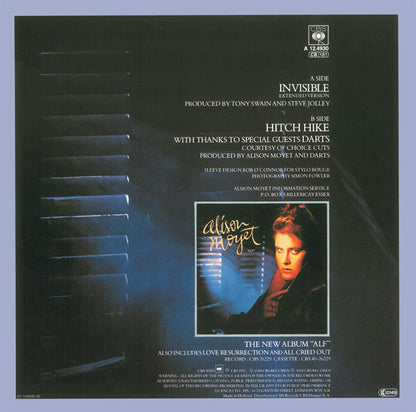 Alison Moyet : Invisible (Extended Version) (12", Maxi)