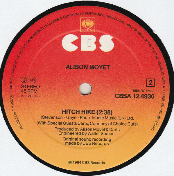 Alison Moyet : Invisible (Extended Version) (12", Maxi)