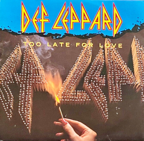 Def Leppard : Too Late For Love (12", Single)