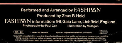 Fashion : Dreaming (Extended Version) (12", Single)