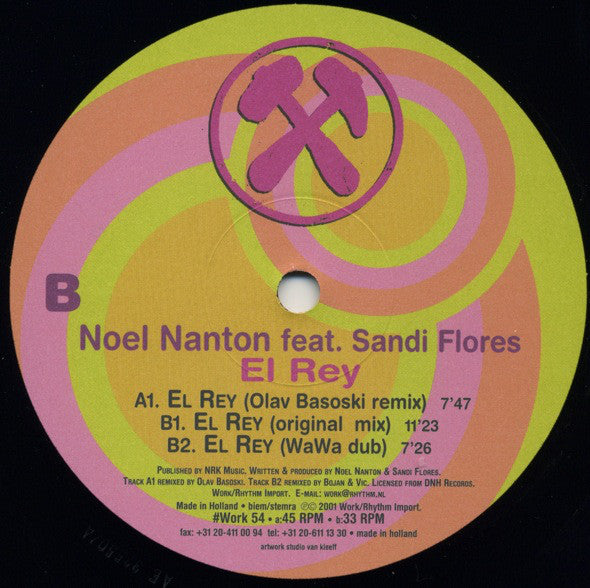 Noel Nanton : El Rey (12", Maxi)