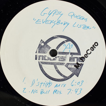 Gypsy Queens : Everybody Listen (12", Single, W/Lbl)
