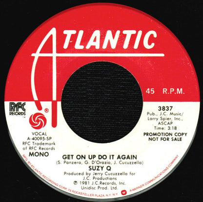 Suzy Q : Get On Up Do It Again (7", Single, Mono, Promo)