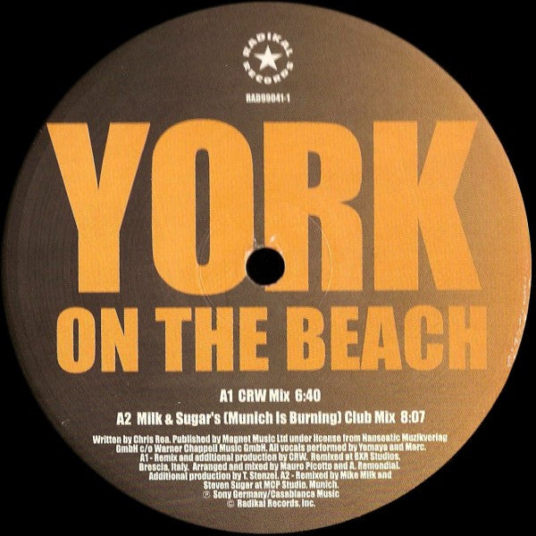 York : On The Beach (12", Single)