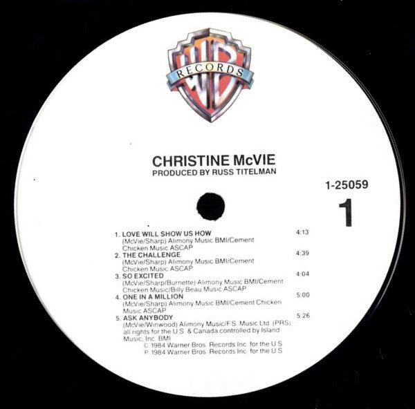 Christine McVie : Christine McVie (LP, Album)