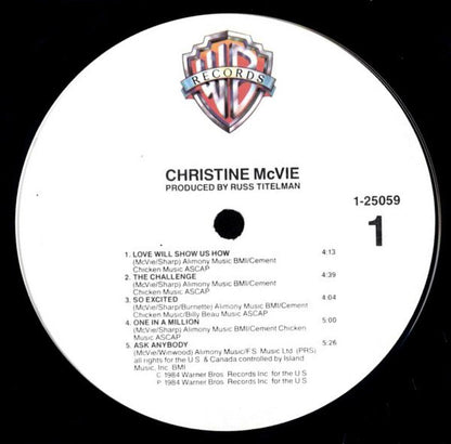 Christine McVie : Christine McVie (LP, Album)