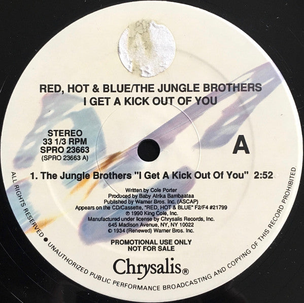 The Jungle Brothers* : I Get A Kick Out Of You (12", Promo)