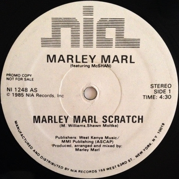 Marley Marl Featuring McShan* : Marley Marl Scratch (12", Promo)