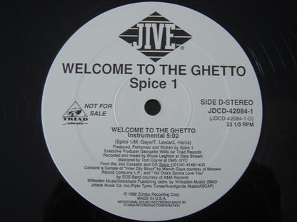 Spice 1 : Welcome To The Ghetto (12", Promo)