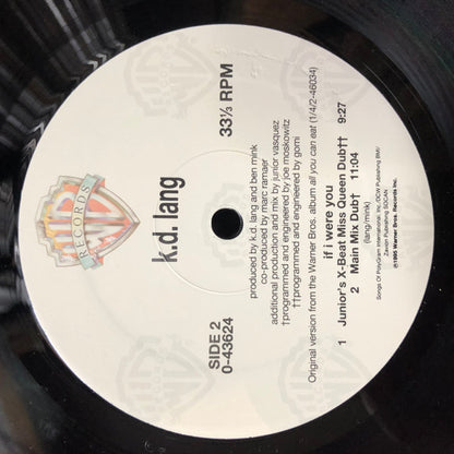 k.d. lang : If I Were You (12")