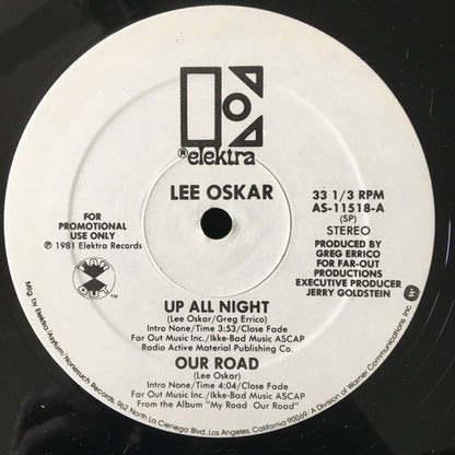 Lee Oskar : Up All Night / Our Road (12", Promo)