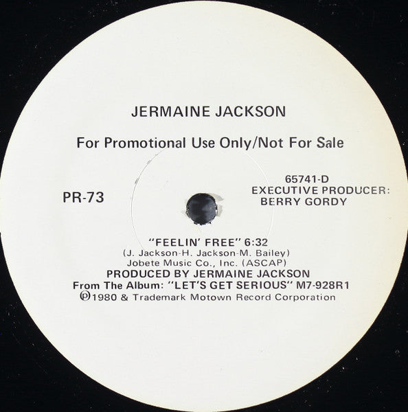 Jermaine Jackson : Burnin' Hot (12", Promo)
