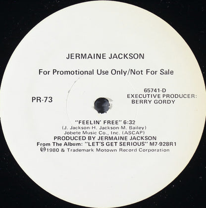 Jermaine Jackson : Burnin' Hot (12", Promo)