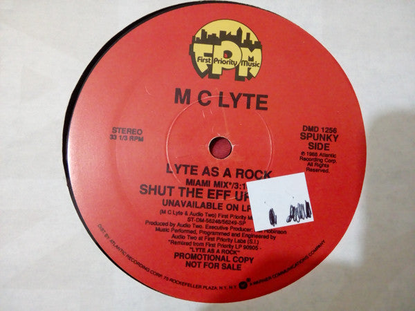 MC Lyte : Lyte As A Rock (12", Promo)