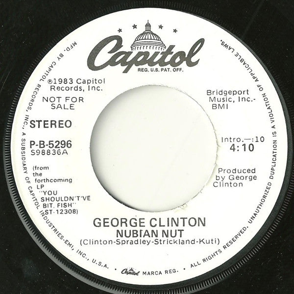 George Clinton : Nubian Nut (7", Single, Promo)