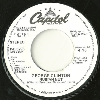 George Clinton : Nubian Nut (7", Single, Promo)