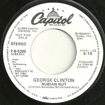 George Clinton : Nubian Nut (7", Single, Promo)