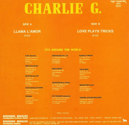 Charlie G.* : Llama L'amor (12")