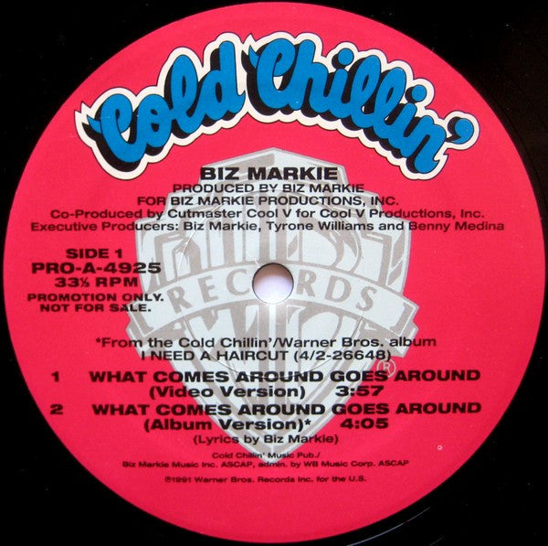 Biz Markie : What Comes Around Goes Around (12", Promo)
