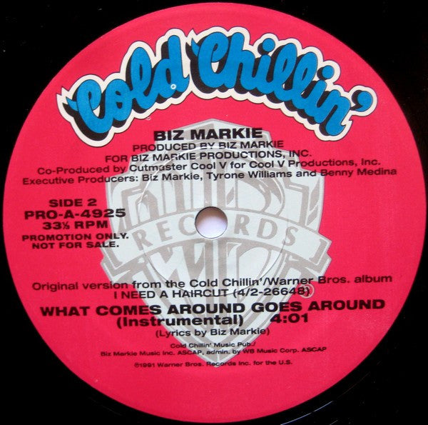 Biz Markie : What Comes Around Goes Around (12", Promo)