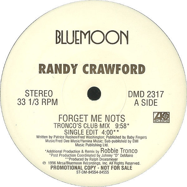 Randy Crawford : Forget Me Nots (2x12", Promo)